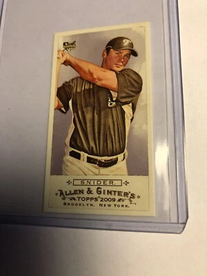 2009 Topps Allen & Ginter’s Travis Snider Rookie Mini #201 RC Bazooka Back - Image 1 of 2