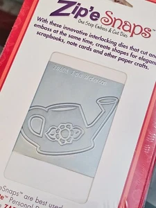 AccuCut Zip'e Snap Oblate dünn gestanzt und geprägt Sizzix Cuttlebug - Bild 1 von 9