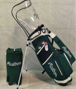Malbon Golf Caddy Bag Stand Bag Green / 5-way / Food - Picture 1 of 8