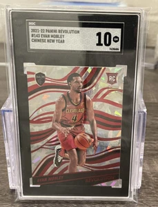 2021-22 Panini Revolution EVAN MOBLEY Chinese New Year Rookie SGC 10 GEM MINT! - Picture 1 of 3