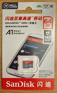 SanDisk Ultra Micro SD Flash Memory Card 64GB SDXC Class 10 140MB/s UHS-I