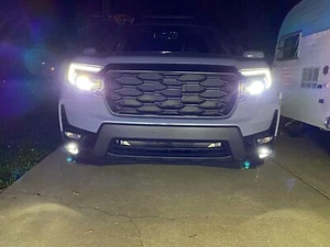 Kit de luces antiniebla LED blancas ojo de ángel halo para Honda Passport 2022 - 2025 - Imagen 1 de 10