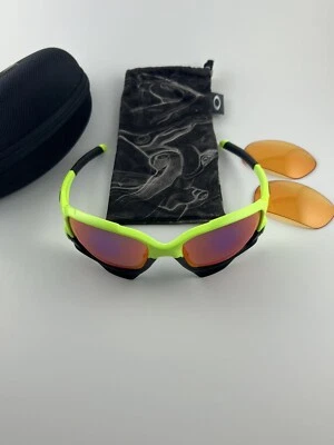 Oakley Jawbone Retina Burn Positivo Rosso Iridio Polarizzato + Persimmon Racing Split - Immagine 1 di 4