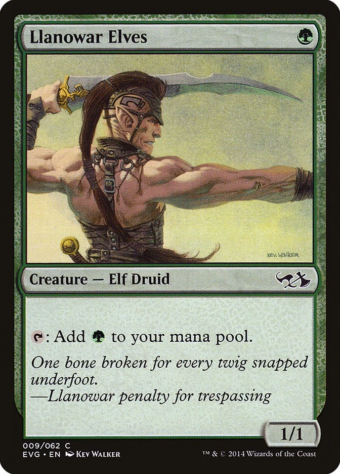 MTG Llanowar Elves  - Duel Decks: Anthology #9 - Image 1 of 1