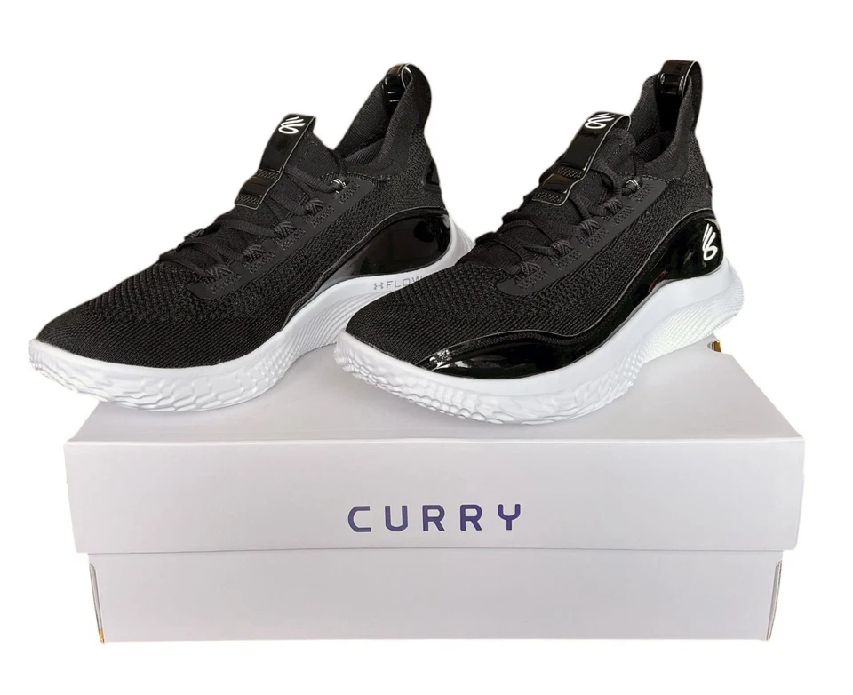 Tênis de basquete Under Armour masculino UA Team Curry 12 quase perfeito fluxo preto 3024785 010 - Imagem 1 de 1