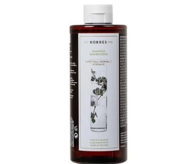 Champú Korres Aloe + Dittany para cabello normal 400 ml Foto 1 de 2