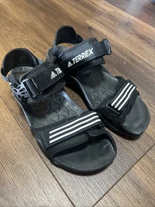 Adidas Cyprex Ultra DLX Terrex Wander Sandalen Herren Gr. 9 schwarz/weiß GY6115 - Bild 1 von 8