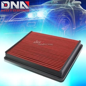 FOR ESCALADE/SILVERADO RED REPLACEMENT RACING DROP IN AIR FILTER PANEL - Picture 1 of 6