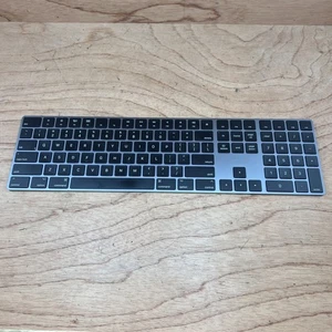 Apple Wireless Magic Keyboard with Numeric Keypad - A1843 - Space Gray / Black - Picture 1 of 6