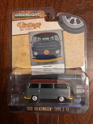 VOLKSWAGEN TIPO 2 T2 1968 Greenlight anuncios vintage coches raw chase Foto 1 de 2