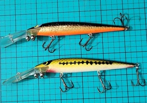 2 SMITHWICK ROGUE DEEP DIVERS BIG LIP 4 1/2 ZOLL SEHR BEGEHRT TOP - Bild 1 von 14