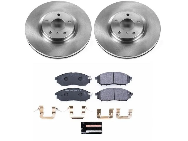 Kit de pastillas de freno delanteras y rotor para Infiniti G35 2005-2008 cupé 2006 2007 HJ721DV Foto 1 de 1