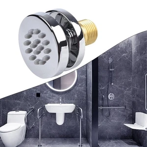 Body Round Rotatable Shower Head Massage Spa Side Spray Faucet 2inch Adjustable - Picture 1 of 48