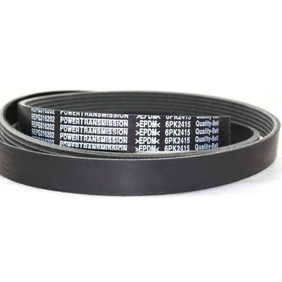 For Audi A4/A6 Drive Belt 2006-2011 Main Drive Serpentine Belt 6 Rib Count - Image 1 of 4