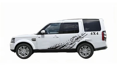 Calcomanía de vinilo gráfica para Land Rover Discovery 4 puertas laterales Foto 1 de 4