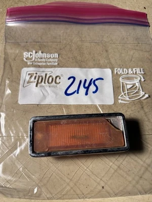 DE COLECCIÓN AMc FENDER MARKER BISEL DE LUZ 1968-1969 JAVELIN lente agrietada Foto 1 de 4