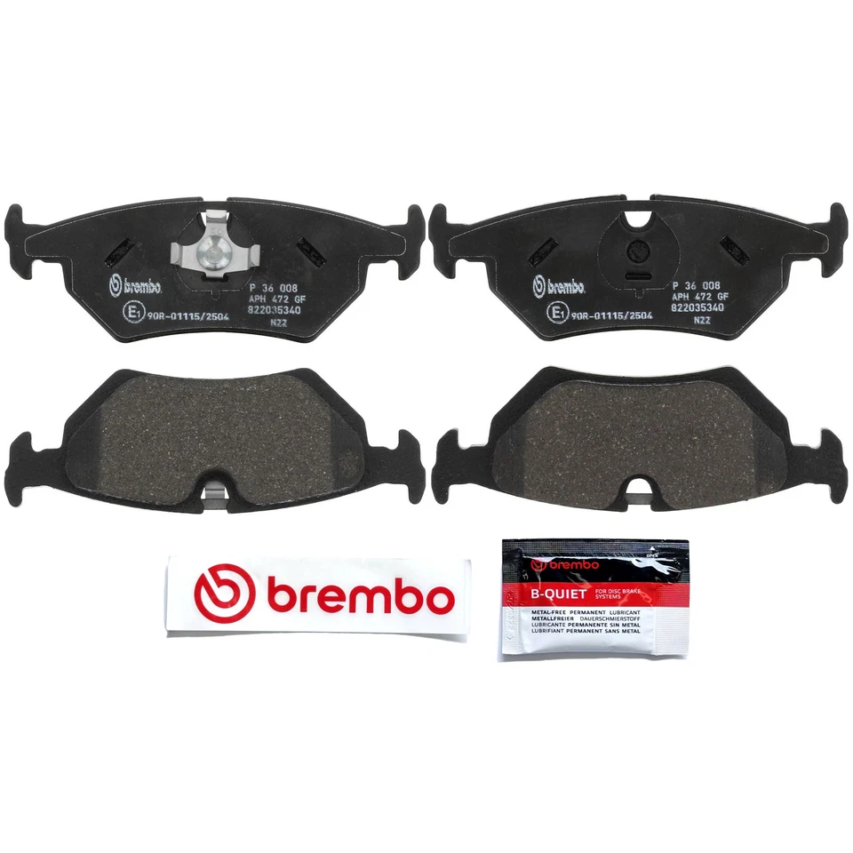 Juego de pastillas de freno traseras semimetálicas Brembo P36008 para 90-97 Jaguar XJ6 / 93-96 XJS Foto 1 de 4