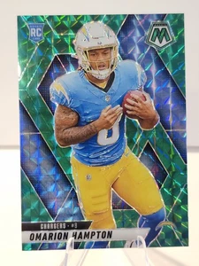 Caricabatterie 2025 Mosaic Omarion Hampton (RC) Rookie Green Mosaic Prizm #335 - Foto 1 di 2