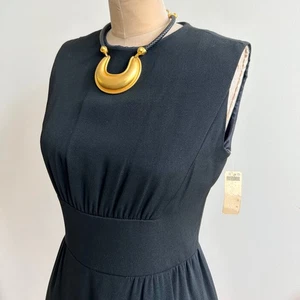 Vintage 1960er Victor Costa Romantica Suzy Perette schwarz LBD Cocktailkleid neu mit Etikett - Bild 1 von 11