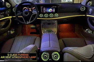 7 Colors Air Vent For Mercedes-Benz S500 S550 W222 Interior Ambient Light Outlet - Bild 1 von 12