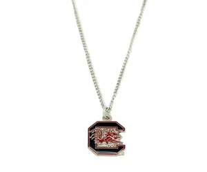 NCAA South Carolina Fighting Gamecocks Team Logo Necklace - Picture 1 of 1