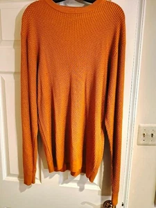 Herrenpullover orange Bobby Chan Größe XL 70% Seide, 30% Baumwolle - Bild 1 von 6