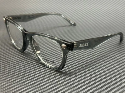 VERSACE VE3363U 5496 Gris Transparente Hombre 52 mm Anteojos Foto 1 de 4