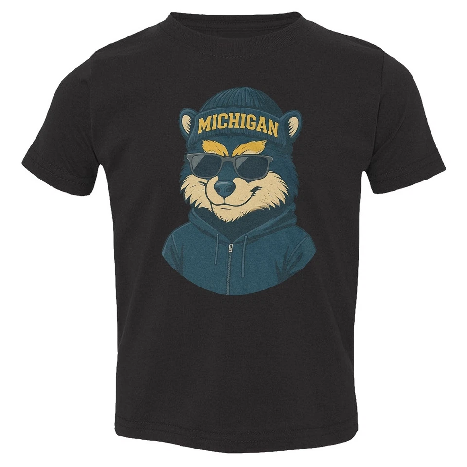 Cool Wolverine Support Michigan Design - Fan Toddler T-Shirt - Image 1 of 1