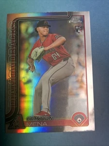 2025 Topps Chrome - Cristian Mena #102 Refractor (RC) - Picture 1 of 5