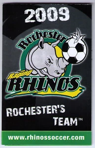 2009 MLS Rochester Rhinos pocket schedule - Picture 1 of 1