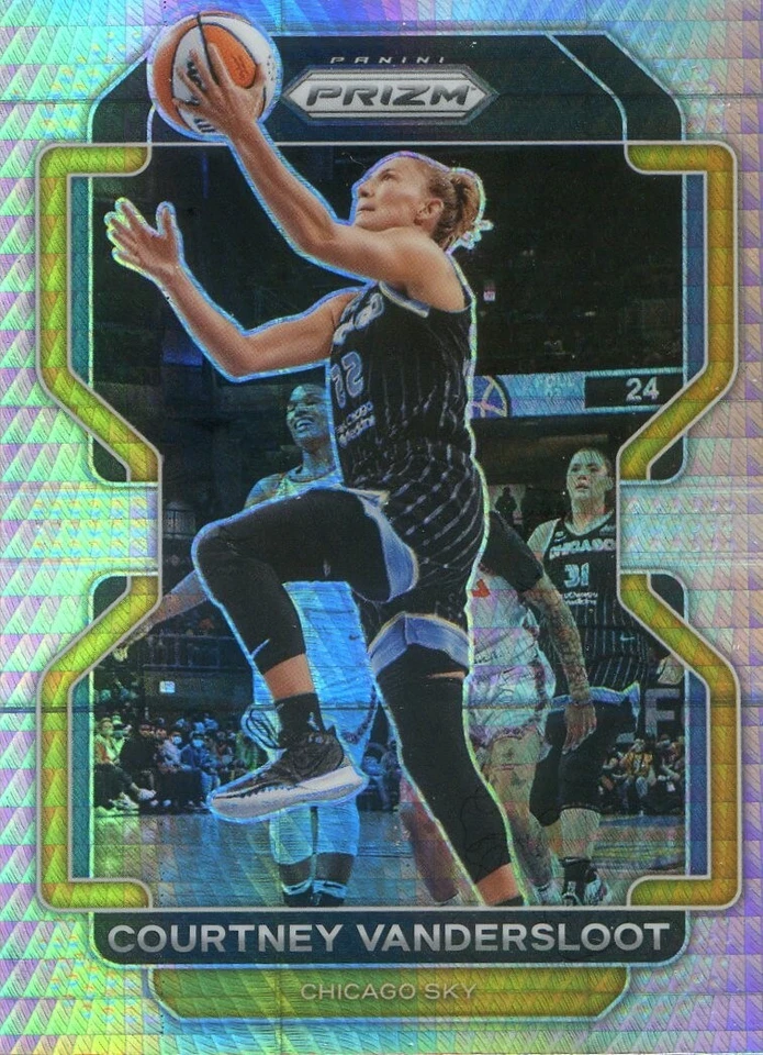 2022 Panini Prizm WNBA COURTNEY VANDERSLOOT #103 HYPER PRIZM LIBERTY SKY - Image 1 of 1