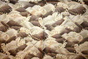 WAVES IN BROWN AND TAN FROM HOFFMAN - 100% COTTON FABRIC - Picture 1 of 3