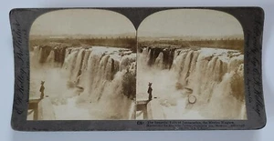 Waterfalls at Juanacatlán Jalisco Mexico Electric Power Plant c1906 Stereoview - Picture 1 of 3