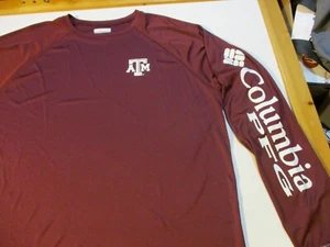 TEXAS A&M AGGIES COLUMBIA PFG PERFORMANCE FISHING GEAR OMNI-SHADE L/S SHIRT XL++ - Bild 1 von 12