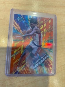 Flash refractor Bowman U cromo naranja 2024-25 Donavan Freeman #'rd 13/25 - Cuse - Imagen 1 de 1