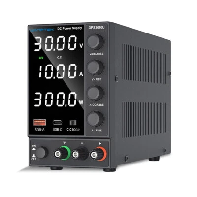 30V 60V 120V 160V,2A 3A 5A 10A Adjustable Lab DC Bench Power Supply Programmable - image 1 of 4