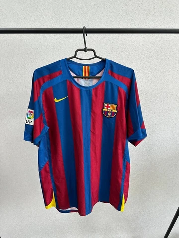 Fc Barselona 2005-2006 Home Football Jersey Nike Shirt  size M Cover