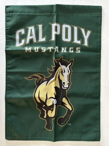 Cal Poly Mustangs Garden Flag Yard Banner Man Cave Flags 13x18” Cover