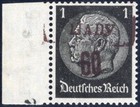 Dt. Bes. Russland-Ljady-Bezirk Nr. 1b als ** einwandfreies Randstück; mit Attest