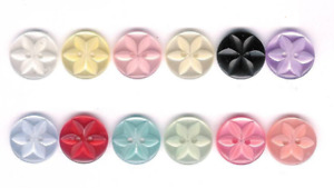  Small Round Baby Star Buttons 11mm Cute Cardigans Knitting Scrapbooking Crafts 