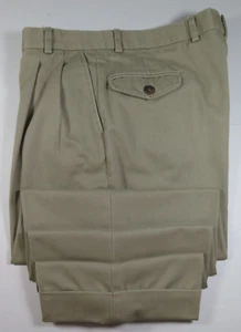 Boys Youth Brooks Brothers Pure Cotton Beige Khaki Casual Chino Pants Size 30x24 - Picture 1 of 11