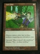 Magic the Gathering MTG NULL ROD Weatherlight Card NM-LP see pics