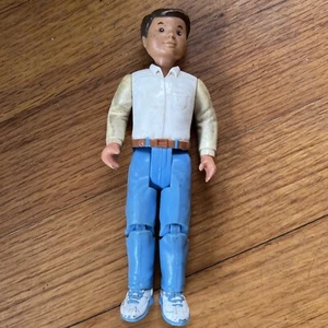 Fisher Price liebevolle Familie Puppenhaus Puppe Mann Papa weißes Shirt Spielzeug - Bild 1 von 3