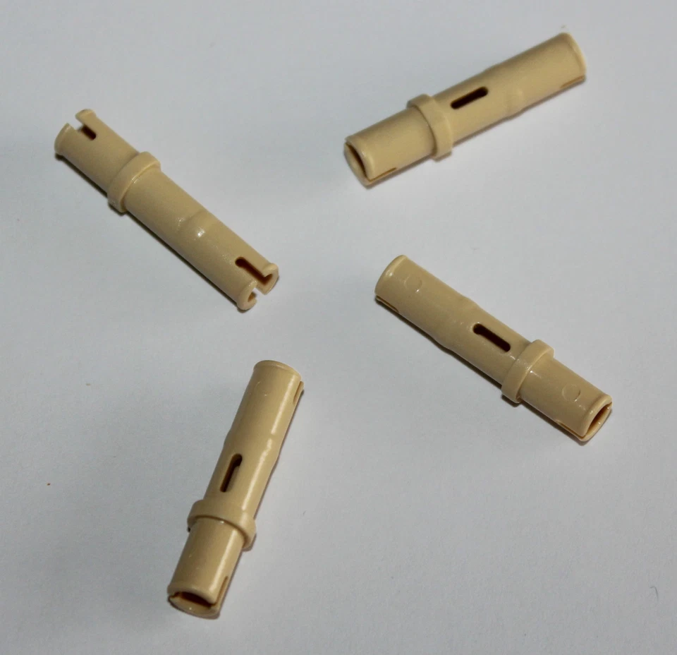 Lego Technic 4 pins longs Tan réf 32556/set 75059 8070 8297 7644 10178 42009 ... - Photo 1/1