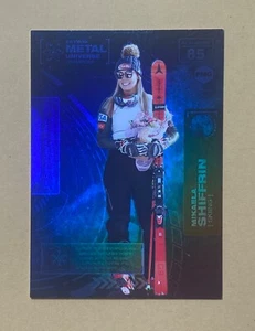 2021 UD Skybox Metal Universe 85 Mikaela Shiffrin Base Rookie PMG Blue RC #16/25 - Picture 1 of 2