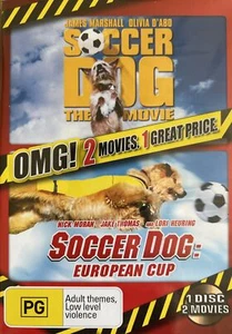 DVD NEW: Soccer Dog - The Movie + Soccer Dog - European Cup, 1999 + 2004 Family - Picture 1 of 4