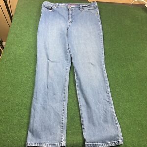 Gloria Vanderbilt Amanda Straight Leg Women's size 18 Medium Blue Denim jeans