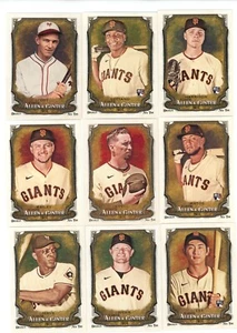 2024 TOPPS ALLEN AND GINTER GIANTS TEAM SET PLUS SP MAYS - Bild 1 von 3