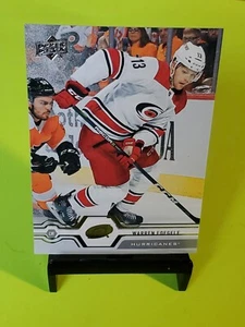 2019-20 Upper Deck Series 1 #55 Warren Foegele Carolina Hurricanes - Picture 1 of 2