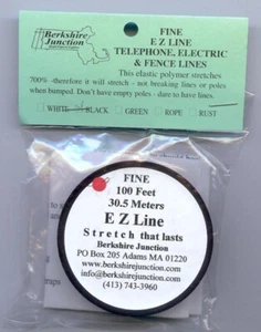 Berkshire Junction EZ-Line Fine BLACK / CHARCOAL 30m - Picture 1 of 1